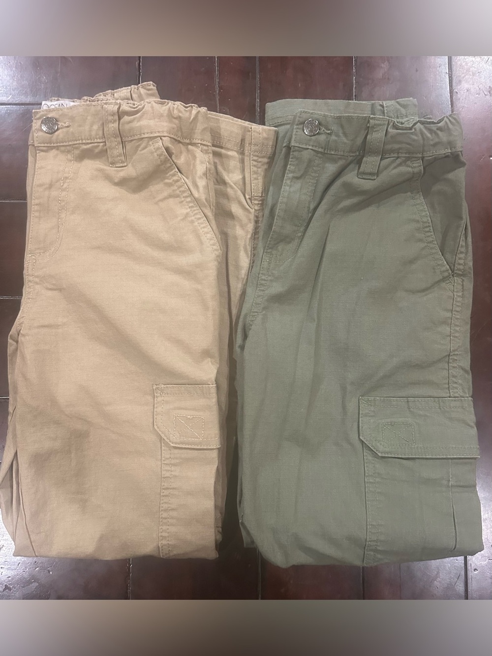 Lot of 2 pair Cargo Pants Boys Size 12